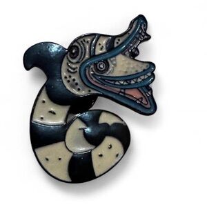 Beetlejuice Sandworm Pin